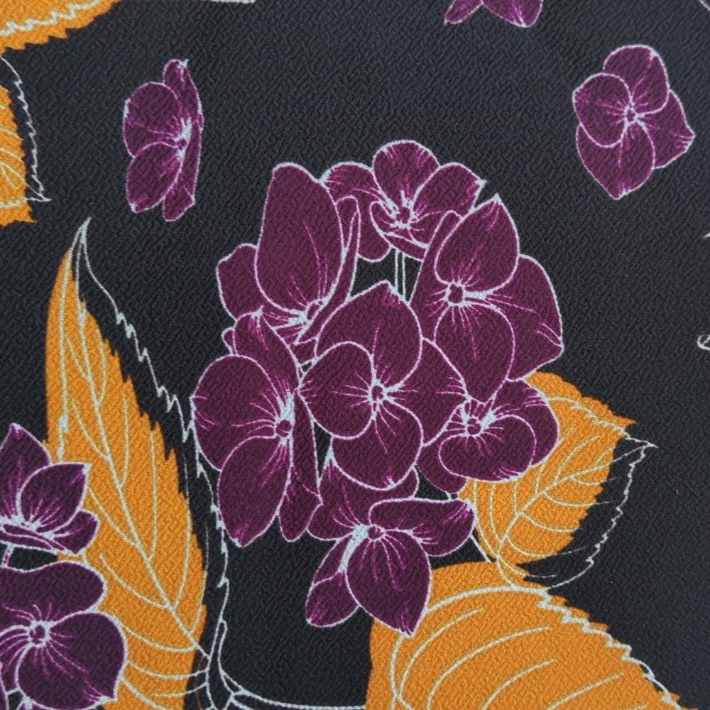 LulaRoe Cassie Floral Pattern Pencil Skirt XS Black Purple Casual Summer - Picture 5 of 9